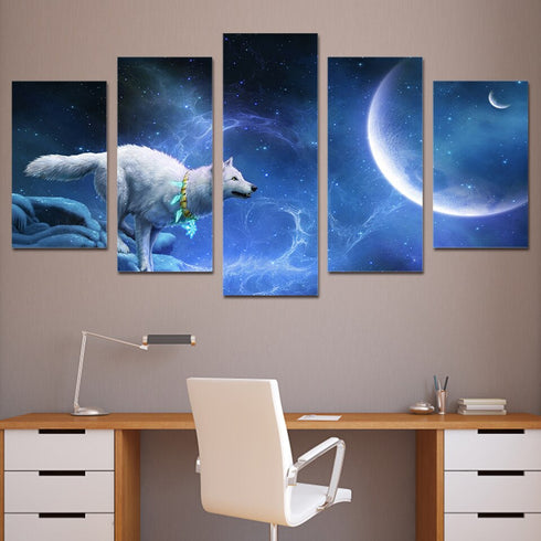 Tableau Loup Impression